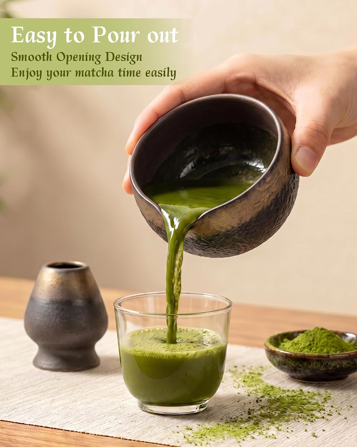 7-Piece Matcha Starter Set – Gilded Gold
