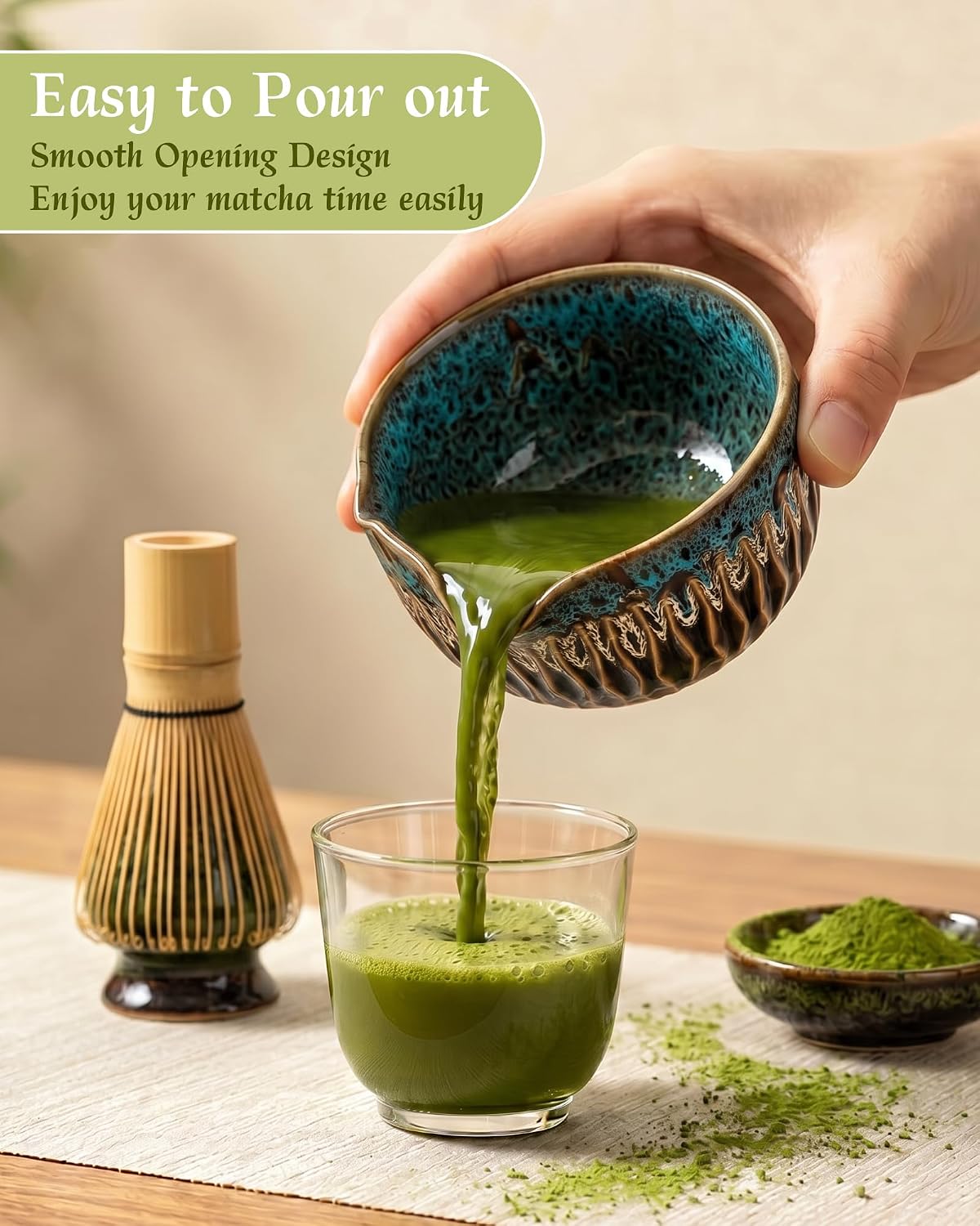 7-Piece Matcha Starter Set – Ocean Blue