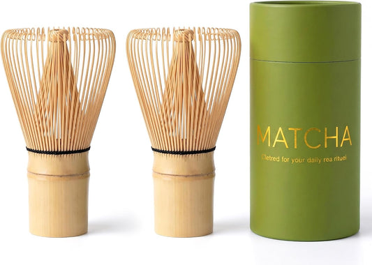 Bamboo Matcha Whisk – 2-Pack 76-Prong