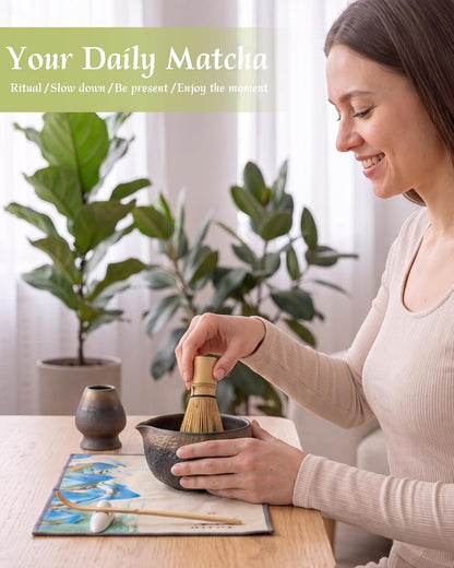 7-Piece Matcha Starter Set – Gilded Gold