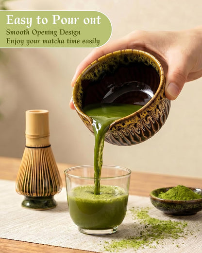 7-Piece Matcha Starter Set – Amber Yellow