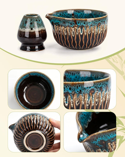 7-Piece Matcha Starter Set – Ocean Blue