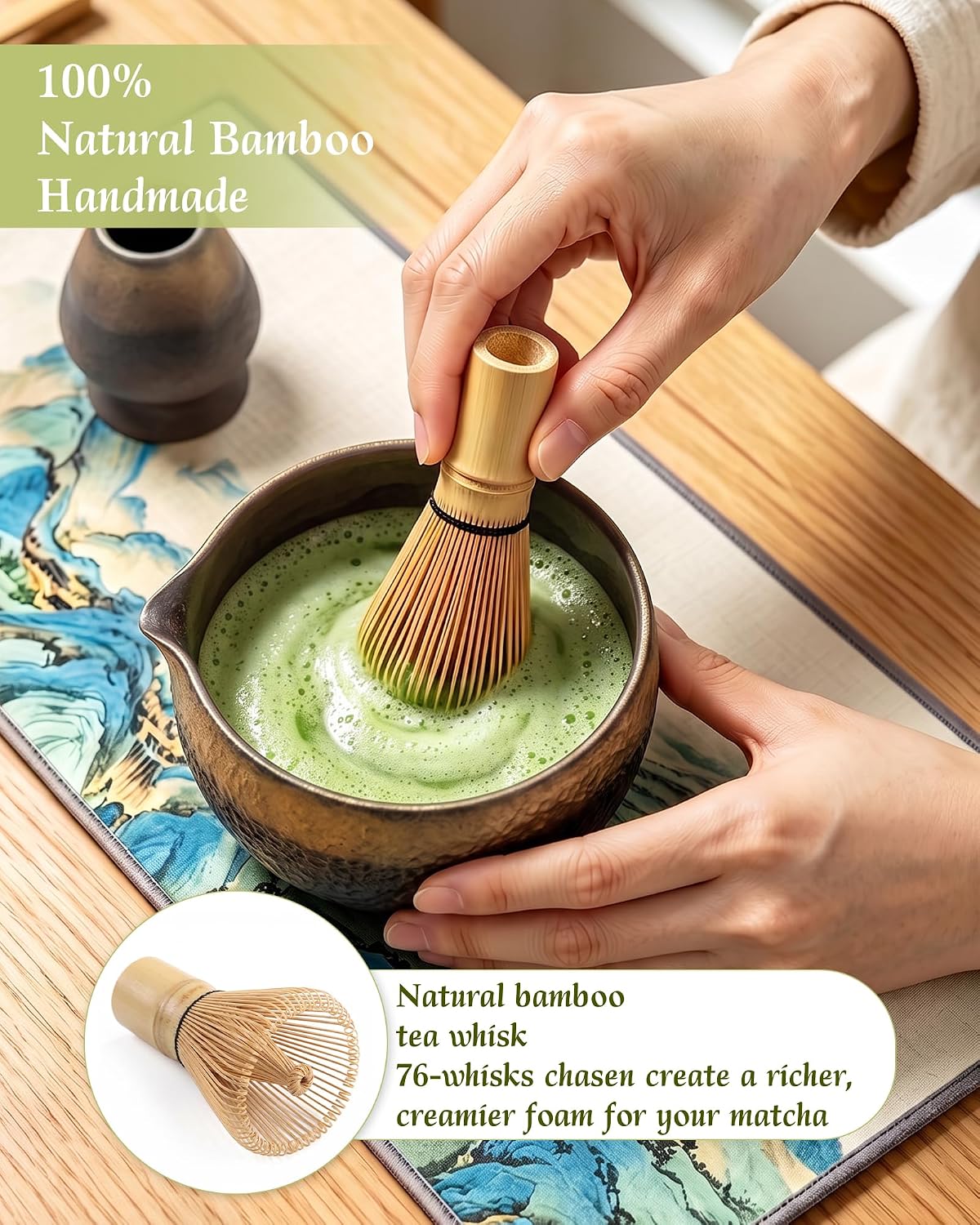 7-Piece Matcha Starter Set – Gilded Gold