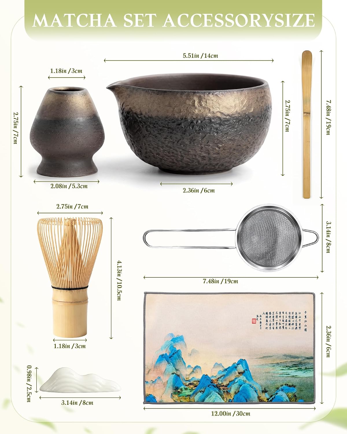 7-Piece Matcha Starter Set – Gilded Gold